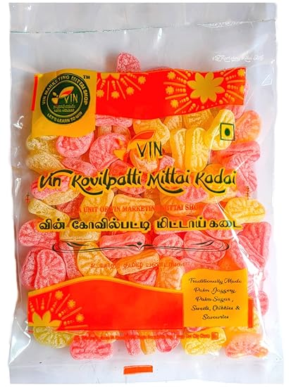 candy – orange mittai (pack of 20 pcs)