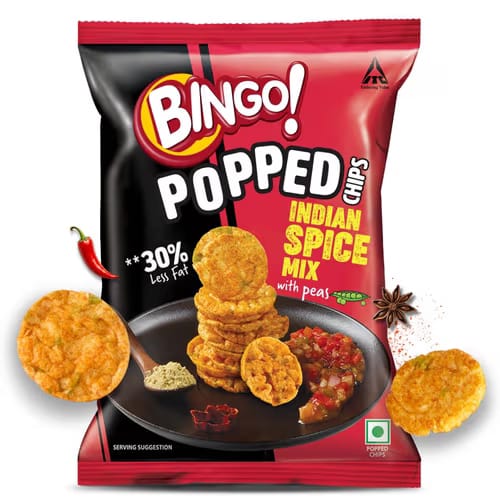 bingo! popped chips indian spice mix – 48 g