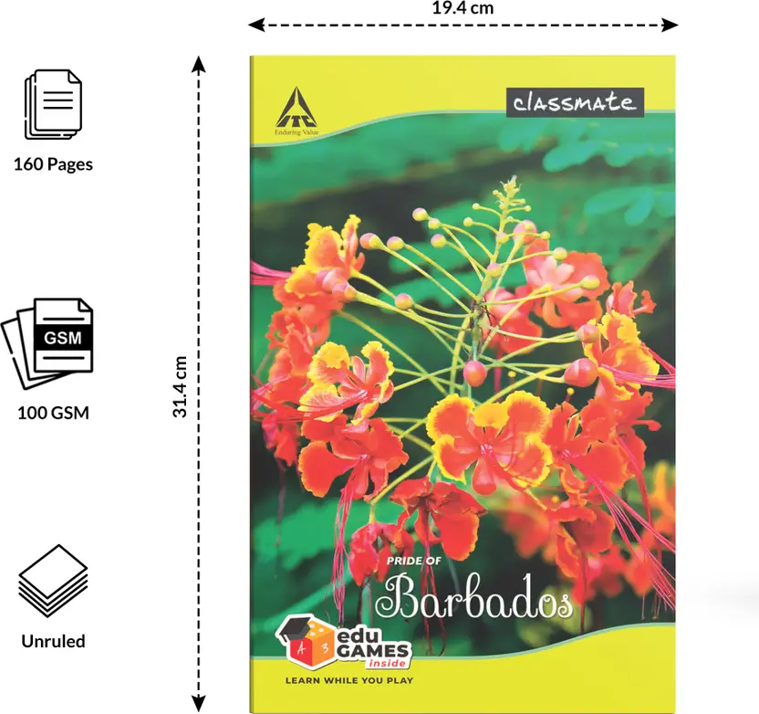 Classmate Notebook Set – Ruled (Pack of 6)