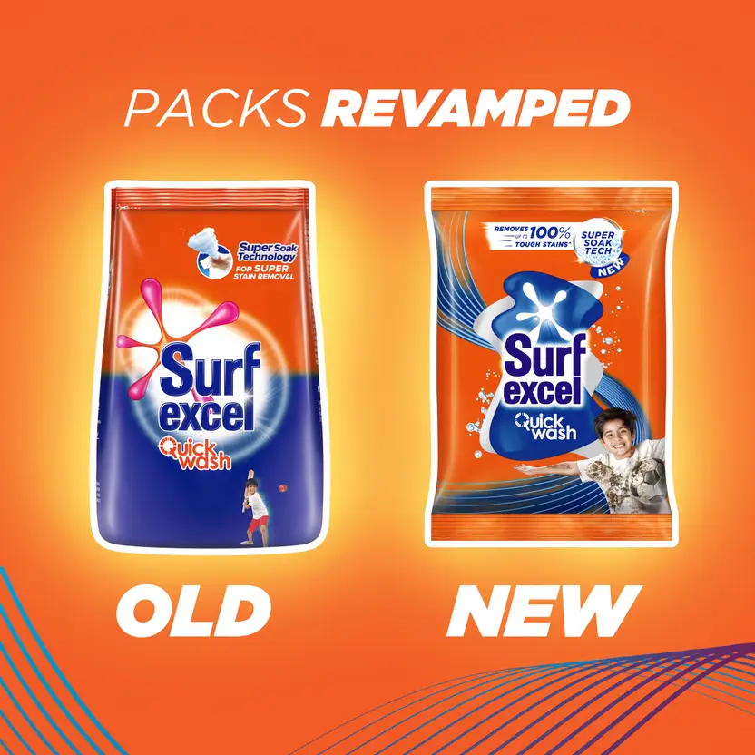 surf excel quick wash detergent powder – 1 kg
