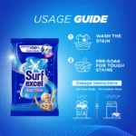surf excel easy wash detergent powder  (500 g)