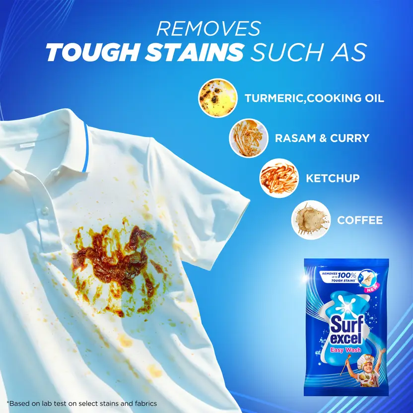 surf excel easy wash detergent powder  (500 g)