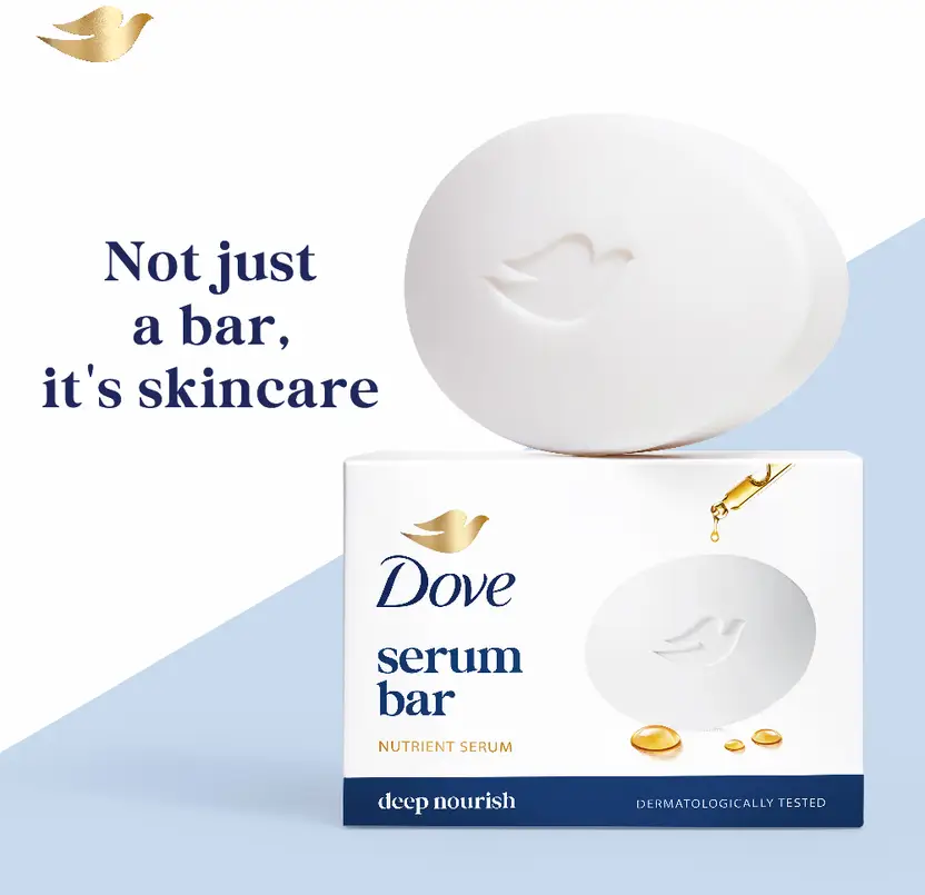 dove serum bar with nutrient serum – 50 g