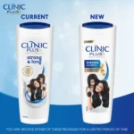 clinic plus strong & long healthy hair shampoo with milk protein & multivitamins – 1 l