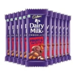 cadbury dairy milk fruit & nut chocolate bars (12 × 36 g)