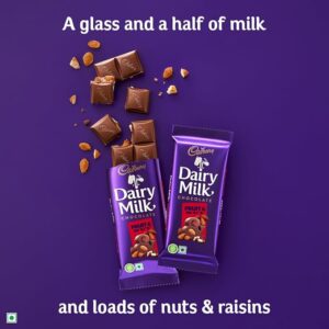 cadbury dairy milk fruit & nut chocolate bars (12 × 36 g)
