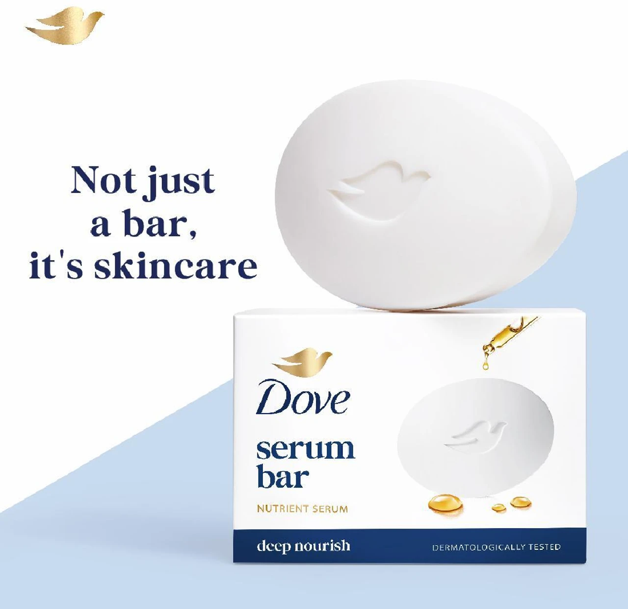 dove serum beauty bar – deeply nourishing soap (8 x 125g)
