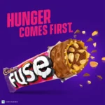 cadbury fuse peanut & caramel filled chocolate bars – 15 × 43 g
