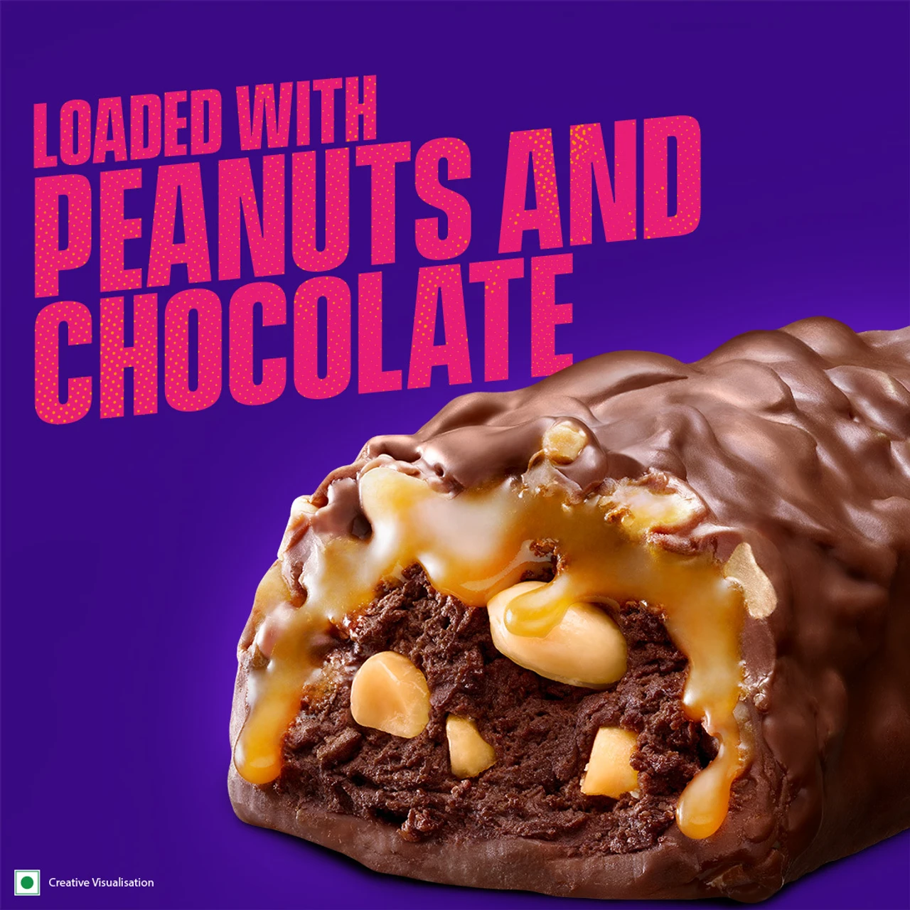 cadbury fuse peanut & caramel filled chocolate bars – 15 × 43 g