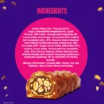 cadbury fuse peanut & caramel filled chocolate bars – 15 × 43 g