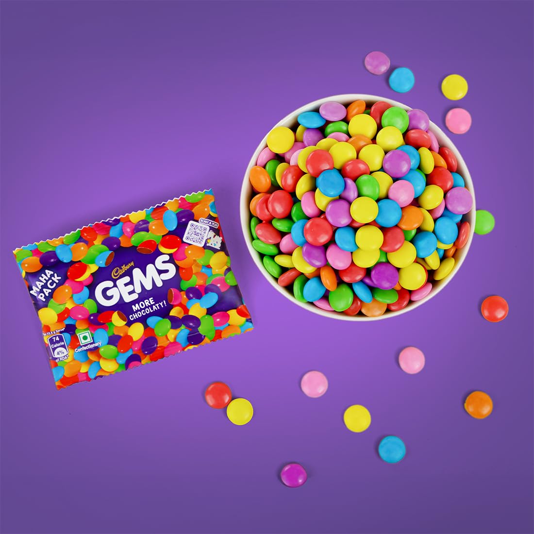 cadbury gems chocolate pouch – 16.16 g