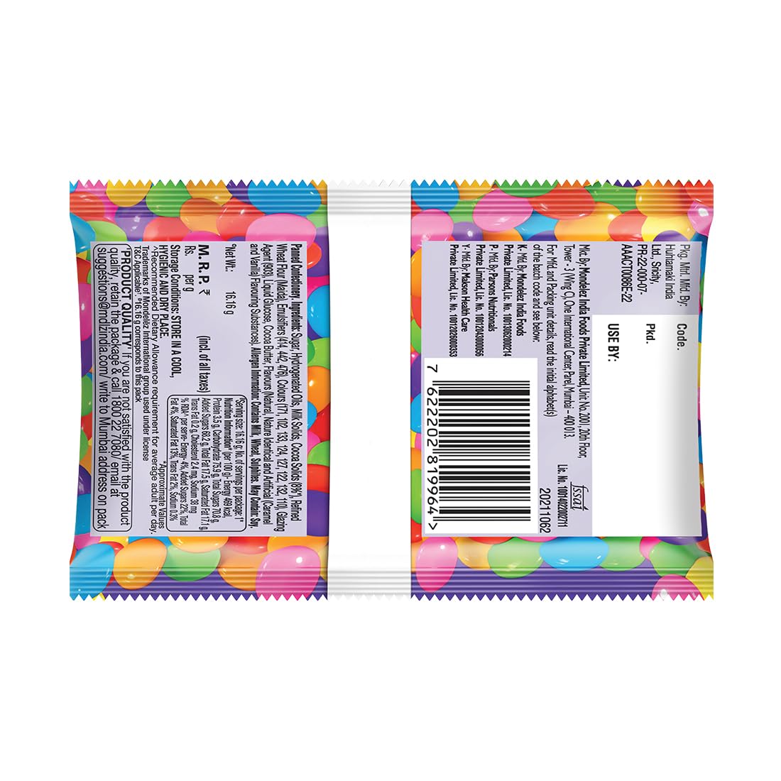 cadbury gems chocolate pouch – 16.16 g