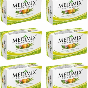 medimix transparent bathing bar – 75 g (pack of 6)