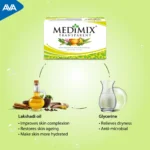 medimix transparent bathing bar – 75 g (pack of 6)