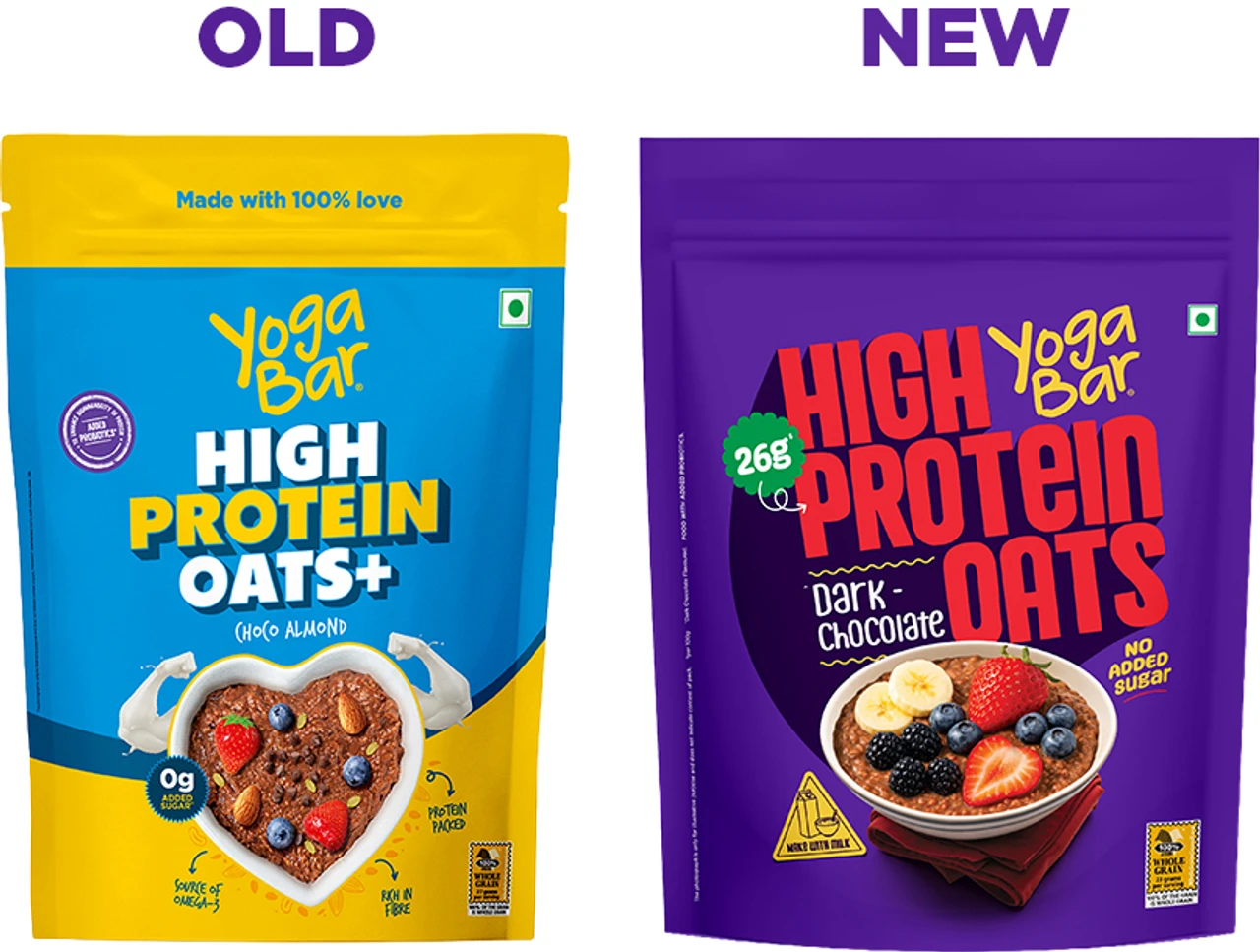 high protein oats choco almond – 1 kg