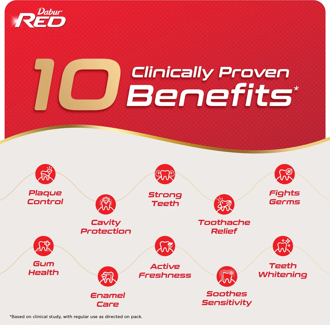 dabur red paste complete cavity protection toothpaste – 450 g (pack of 3)