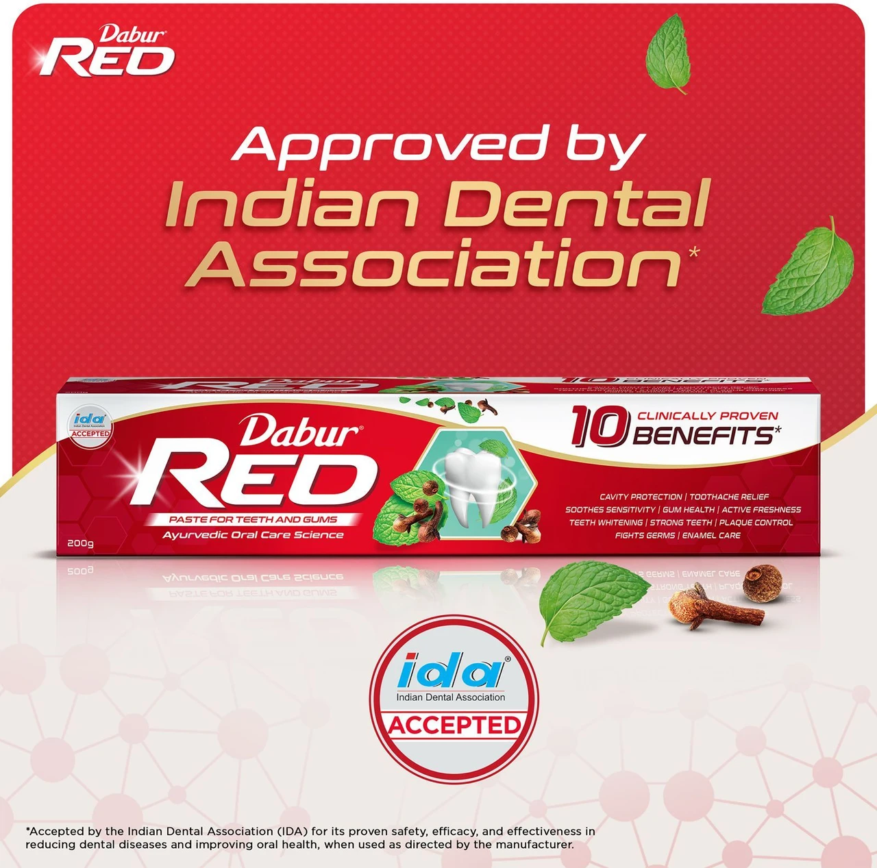 dabur red paste complete cavity protection toothpaste – 450 g (pack of 3)