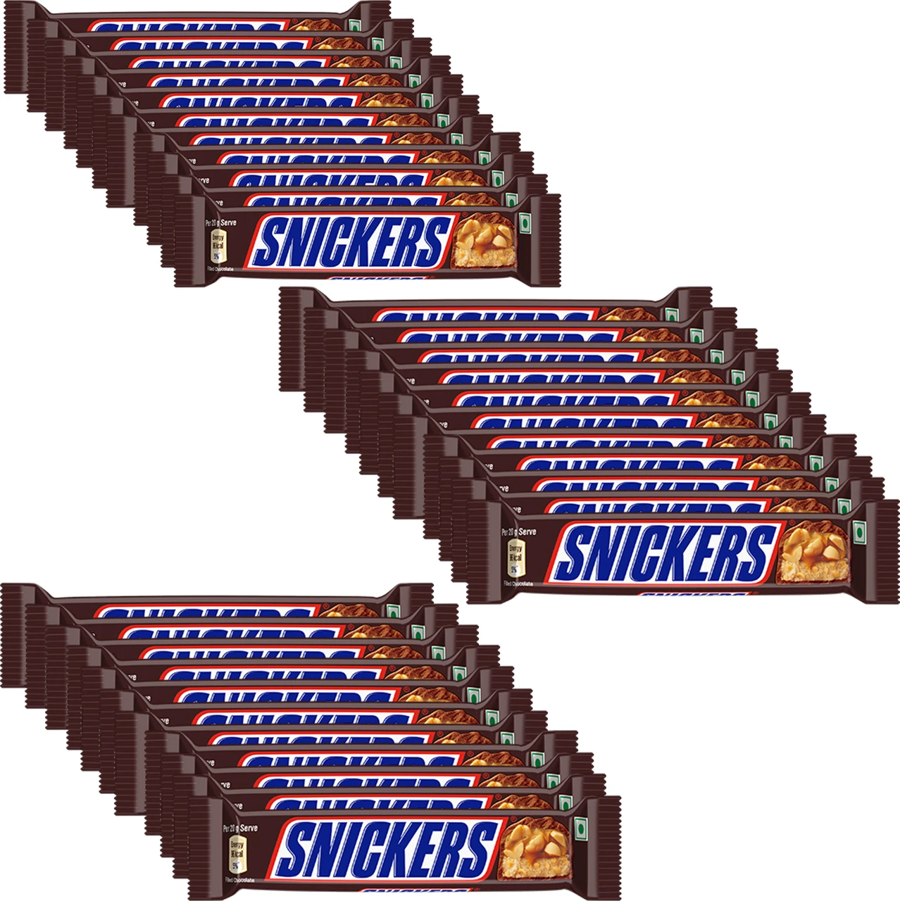 snickers peanut filled chocolate bars – 30 × 20 g