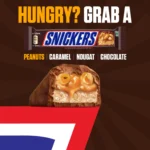 snickers peanut filled chocolate bars – 30 × 20 g