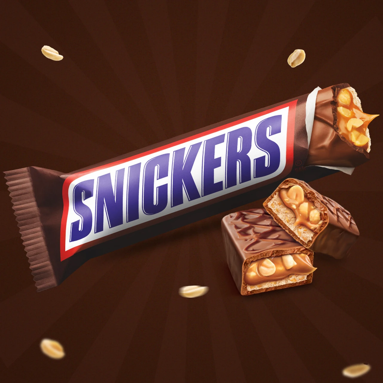 snickers peanut filled chocolate bars – 30 × 20 g