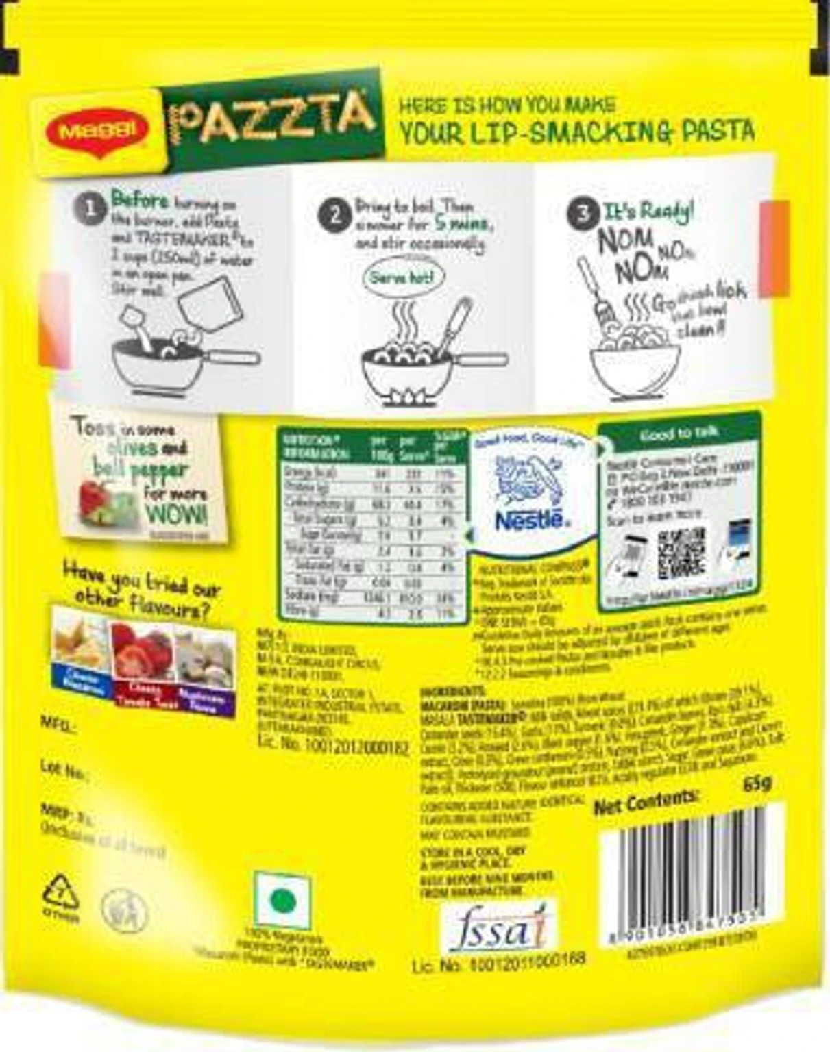 Nestlé Macaroni Pasta – 200 g (Pack of 3)