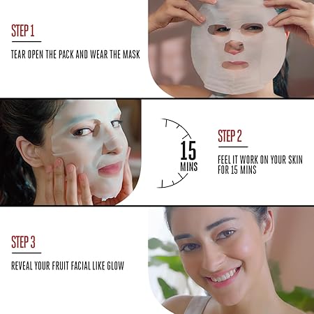 Lakme Strawberry Glow Sheet Mask – 25 ml