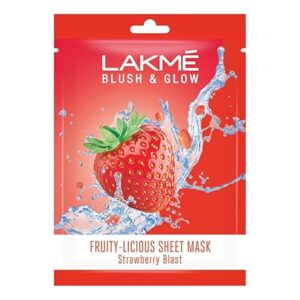 Lakme Strawberry Glow Sheet Mask – 25 ml