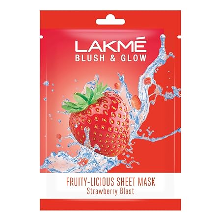 Lakme Strawberry Glow Sheet Mask – 25 ml