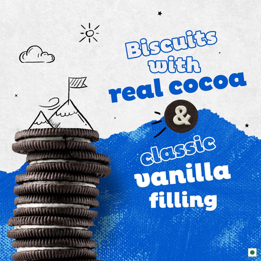 Cadbury Oreo Vanilla Cream Biscuits – 288.75 g