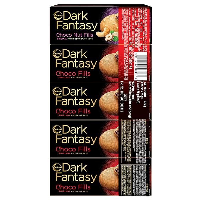 Sunfeast Dark Fantasy Choco Nut Fills – Family Pack