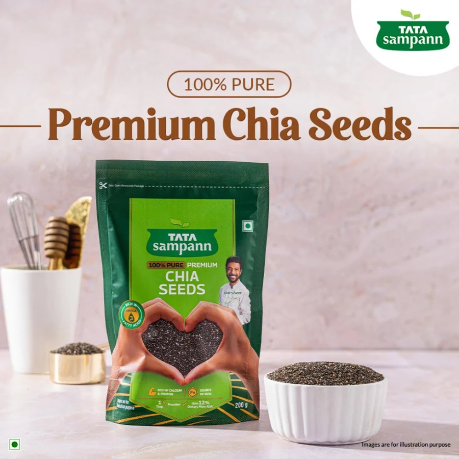 Tata Sampann Premium Chia Seeds – 200 g