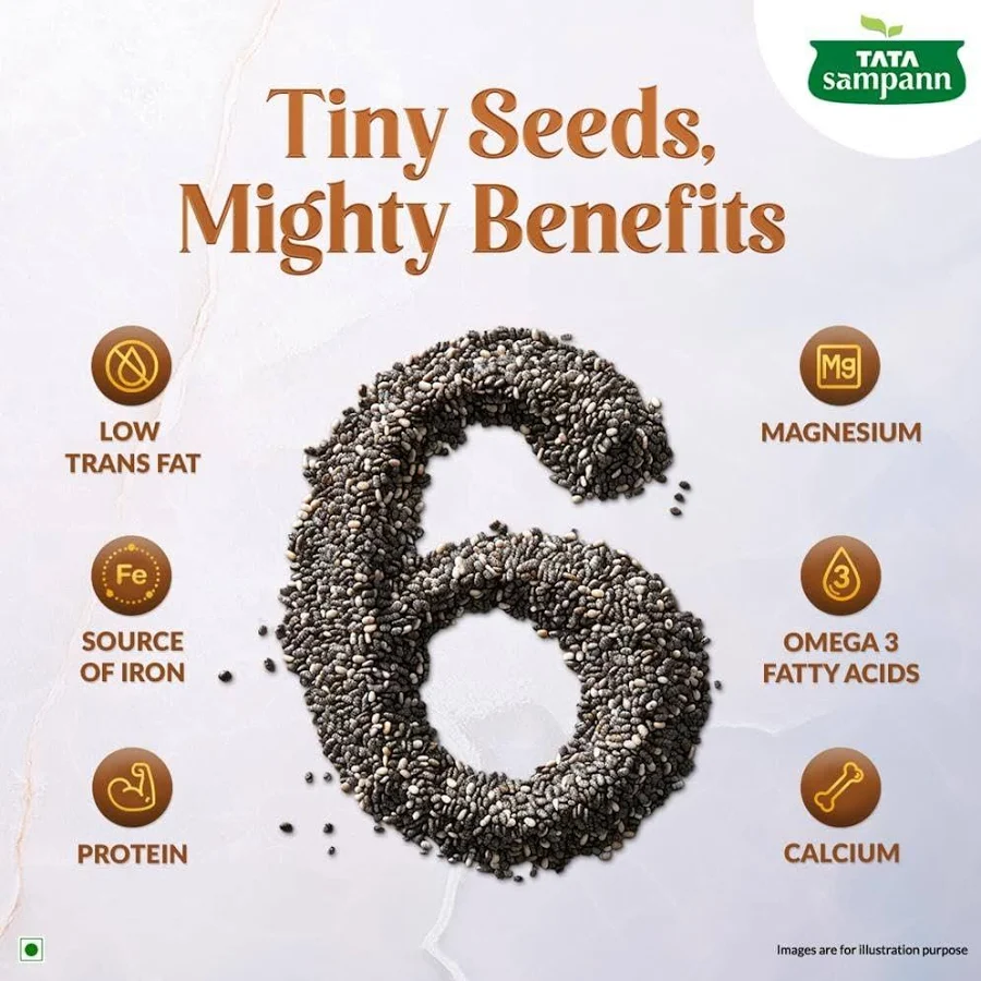 Tata Sampann Premium Chia Seeds – 200 g