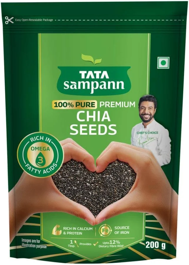 Tata Sampann Premium Chia Seeds – 200 g