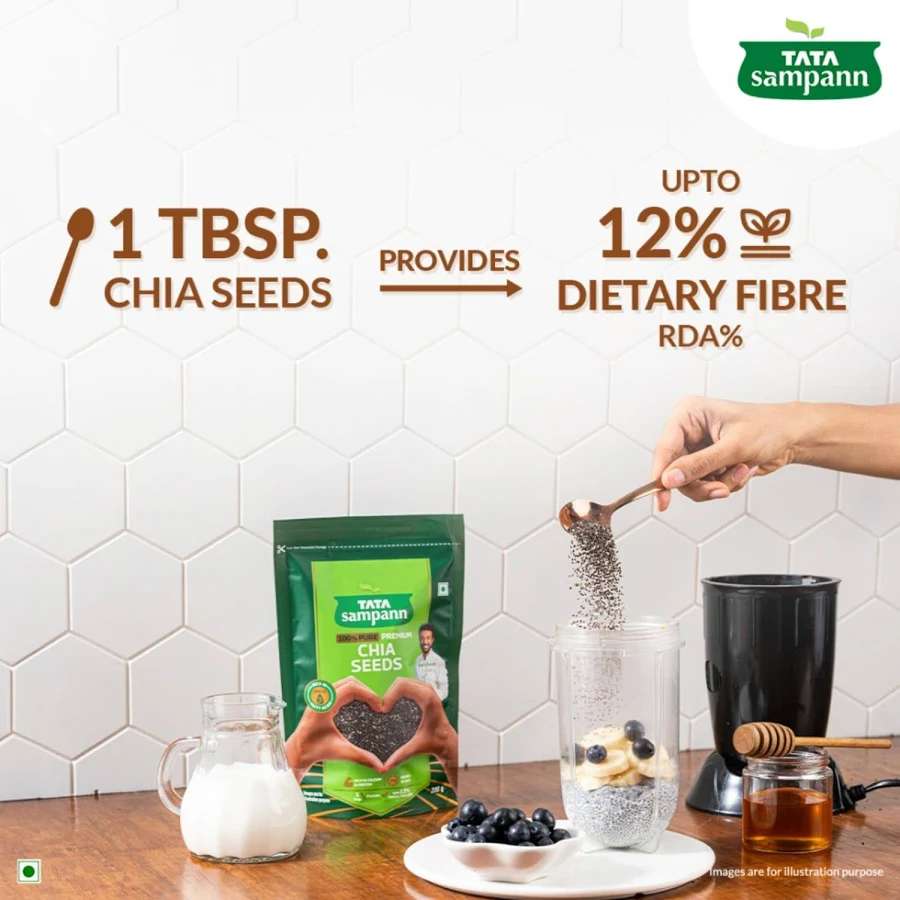 Tata Sampann Premium Chia Seeds – 200 g